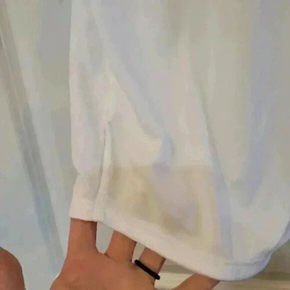 Adidas Girl's White Poly Short Sleeve Foil Rainbow Graphic Scoop Neck T-Shirt NE - Picture 10 of 10